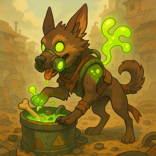 Rad Doggo, a Glow survivor