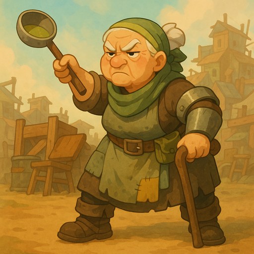 Grandma Iron, a Hearth survivor