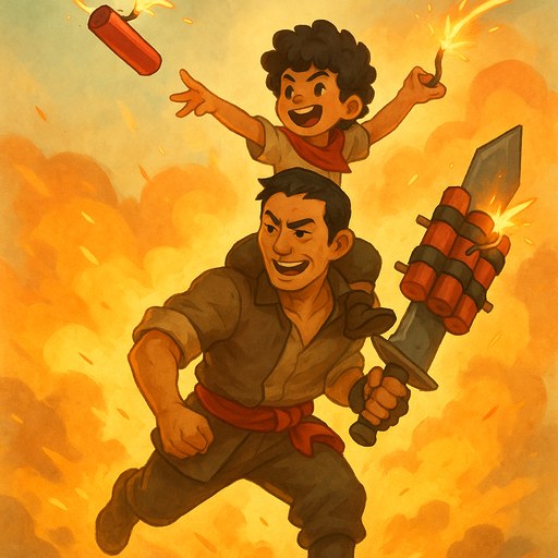 Evan & Appa, a Powderkeg survivor