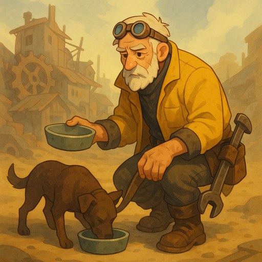 Junkyard Dog Handler, a Scrapwright survivor