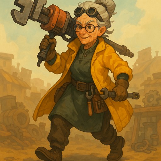 Granny Teresa, a Scrapwright survivor